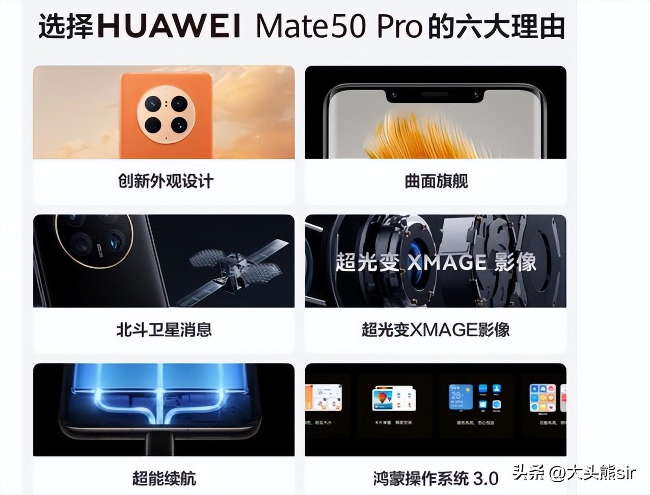 华为mate50pro参数配置详细对比（华为mate50pro+参数配置详细）(图3)