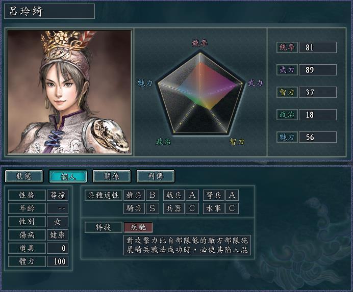 三国志11女武将有哪些（三国志11最美女武将）(图3)
