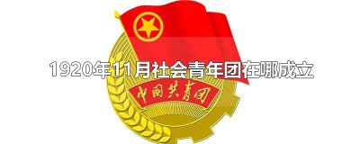 ​1920年11月社会青年团在哪成立