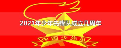 ​2021年少年先锋队成立几周年