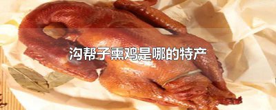 ​沟帮子熏鸡是哪的特产