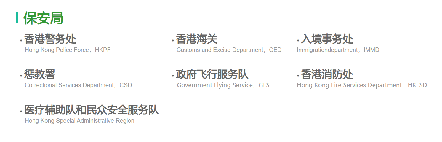 香港保安局是什么部门？警察厅和保安局的区别解析
