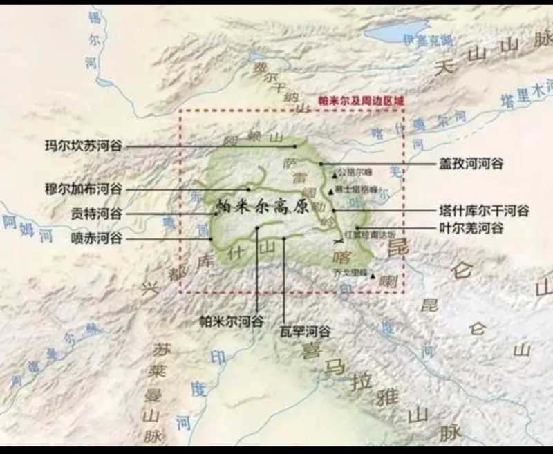 我国最西端位于新疆的什么高原(中国最西端领土帕米尔高原)