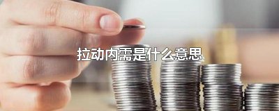 ​拉动内需是什么意思