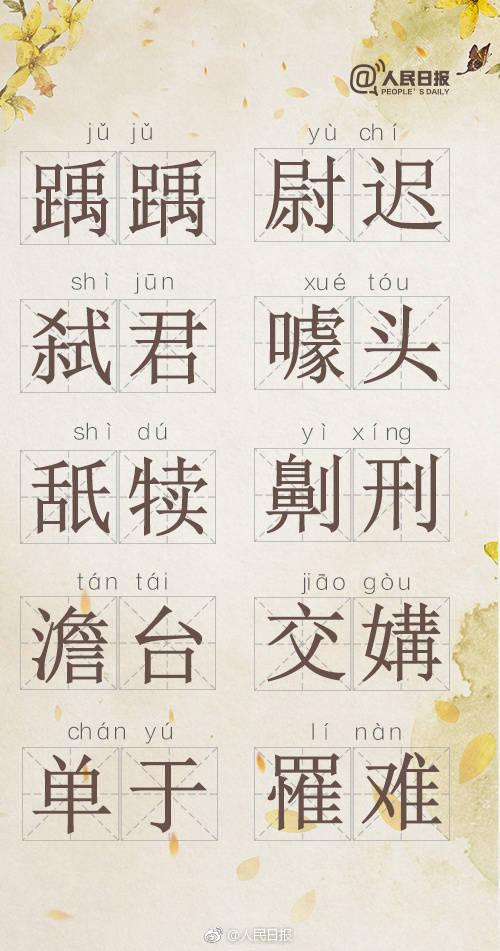 觊觎的读音（“掣肘”怎么读？）