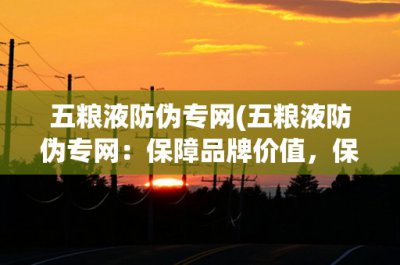​五粮液防伪专网(五粮液防伪专网：保障品牌价值，保障消费者利益)