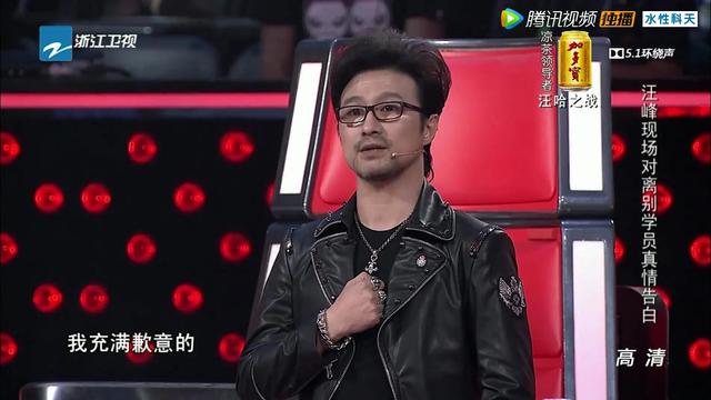 汪峰点评好声音选手有多专业（很少转身的汪峰）(30)