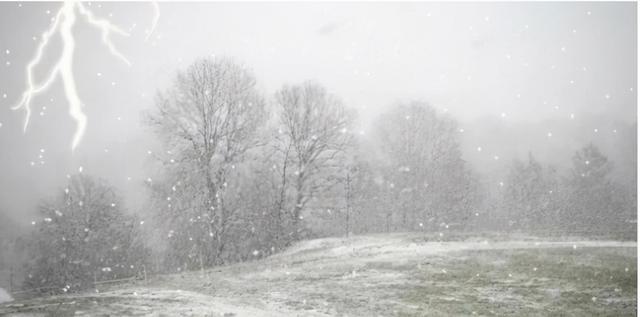下大雪打雷是什么征兆（多地出现雪天打雷的罕见现象）(7)