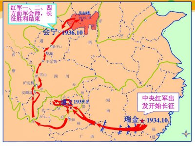 ​长征时间起点和终点（长征的时间是哪一年到哪一年）