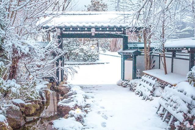 日本温泉旅游线路攻略（迎着飞雪泡温泉）(10)