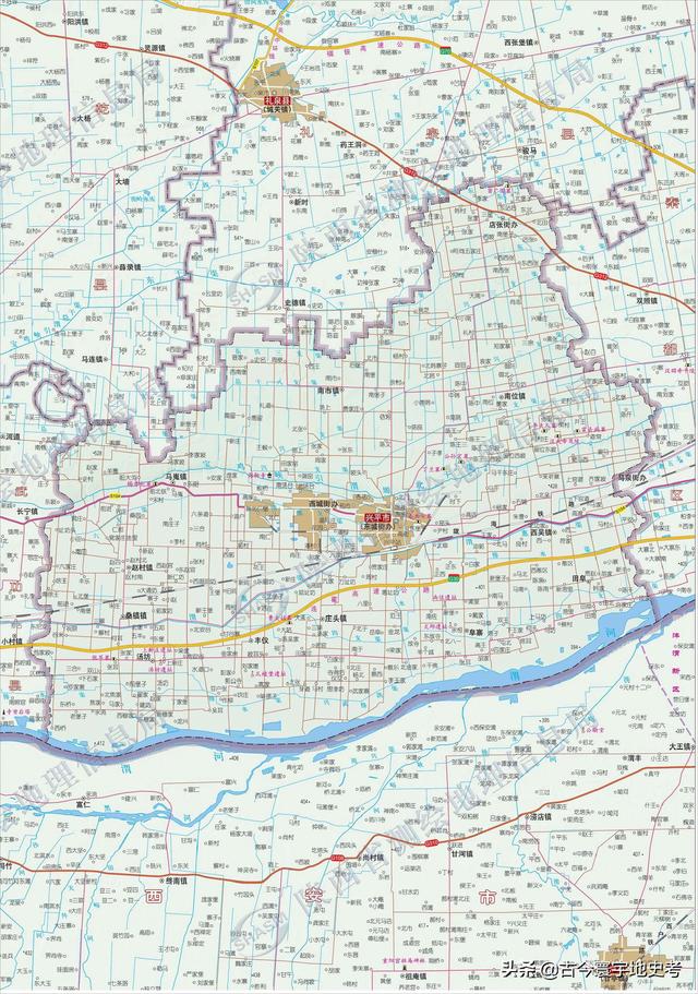 陕西省地图介绍简略（陕西省各市县地图）(178)