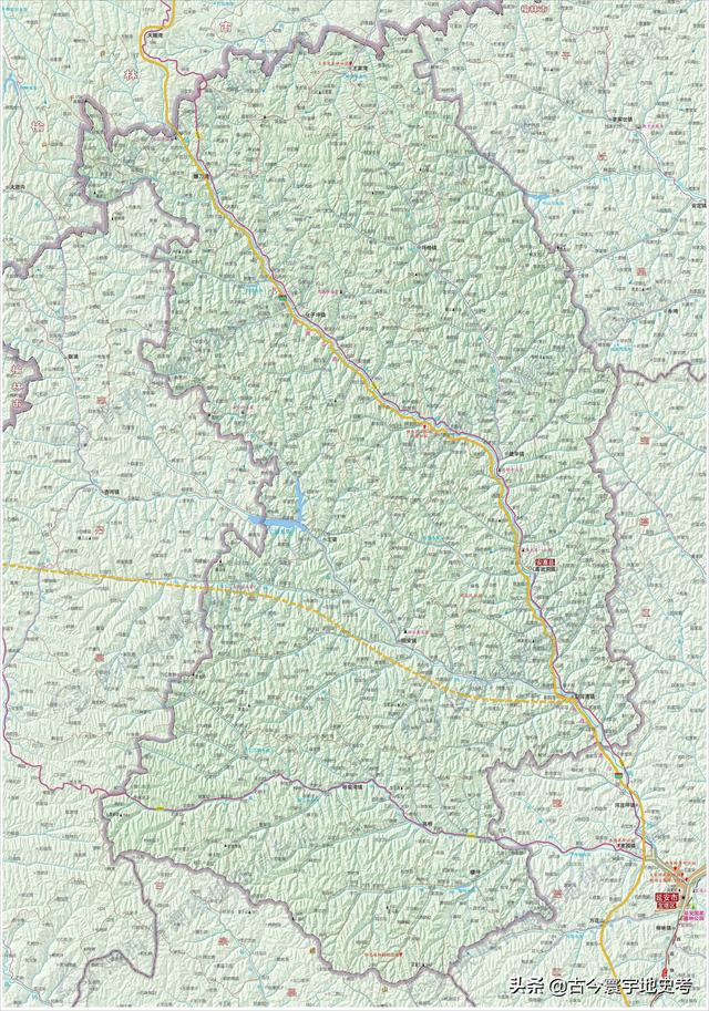 陕西省地图介绍简略（陕西省各市县地图）(184)