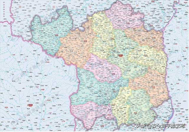 陕西省地图介绍简略（陕西省各市县地图）(183)