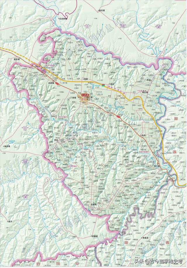 陕西省地图介绍简略（陕西省各市县地图）(182)