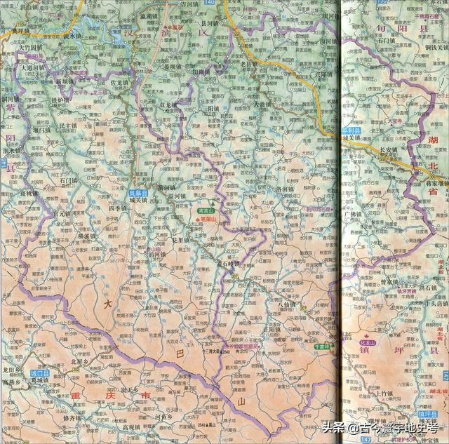 陕西省地图介绍简略（陕西省各市县地图）(20)