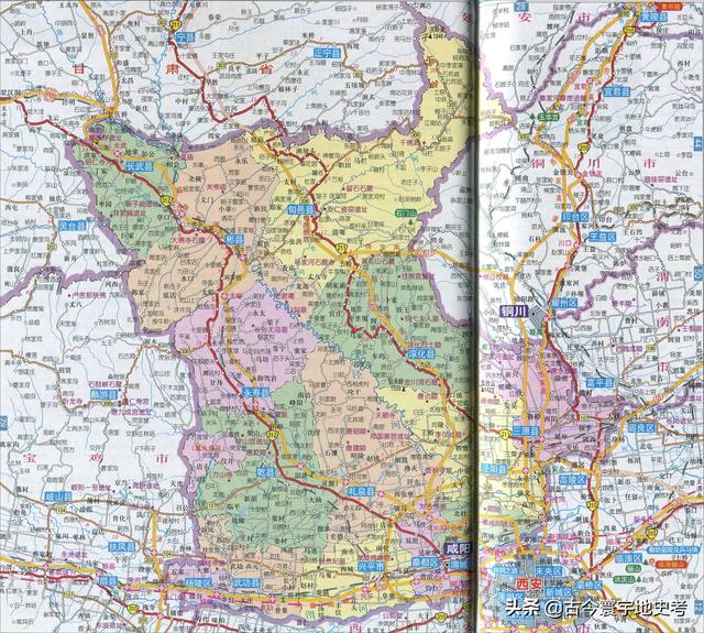 陕西省地图介绍简略（陕西省各市县地图）(71)
