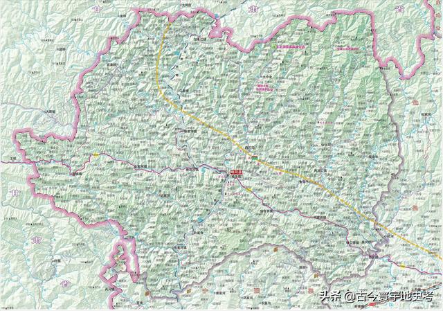 陕西省地图介绍简略（陕西省各市县地图）(137)
