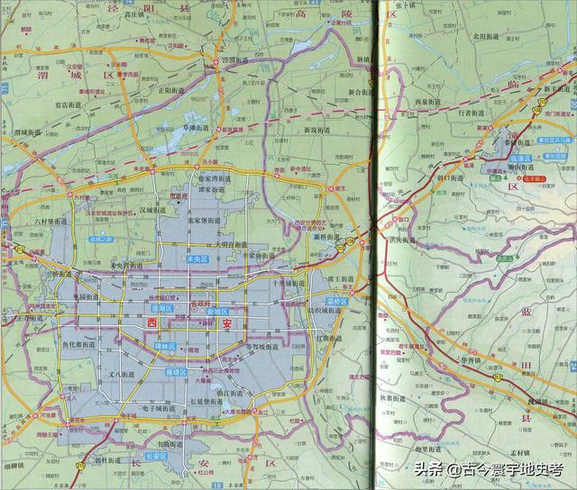 陕西省地图介绍简略（陕西省各市县地图）(13)