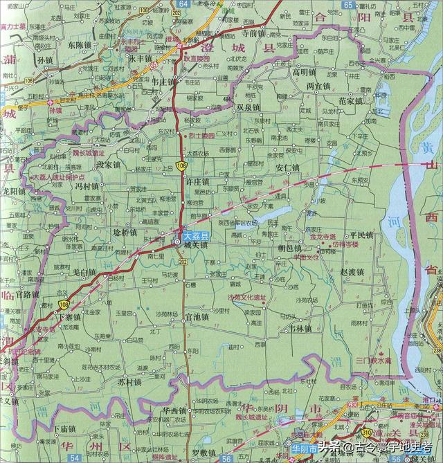 陕西省地图介绍简略（陕西省各市县地图）(64)