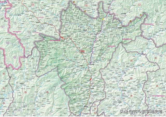 陕西省地图介绍简略（陕西省各市县地图）(136)