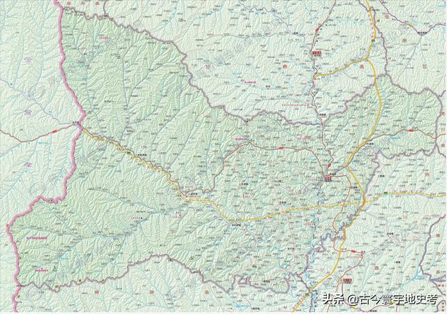 陕西省地图介绍简略（陕西省各市县地图）(186)