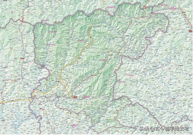 陕西省地图介绍简略（陕西省各市县地图）(114)