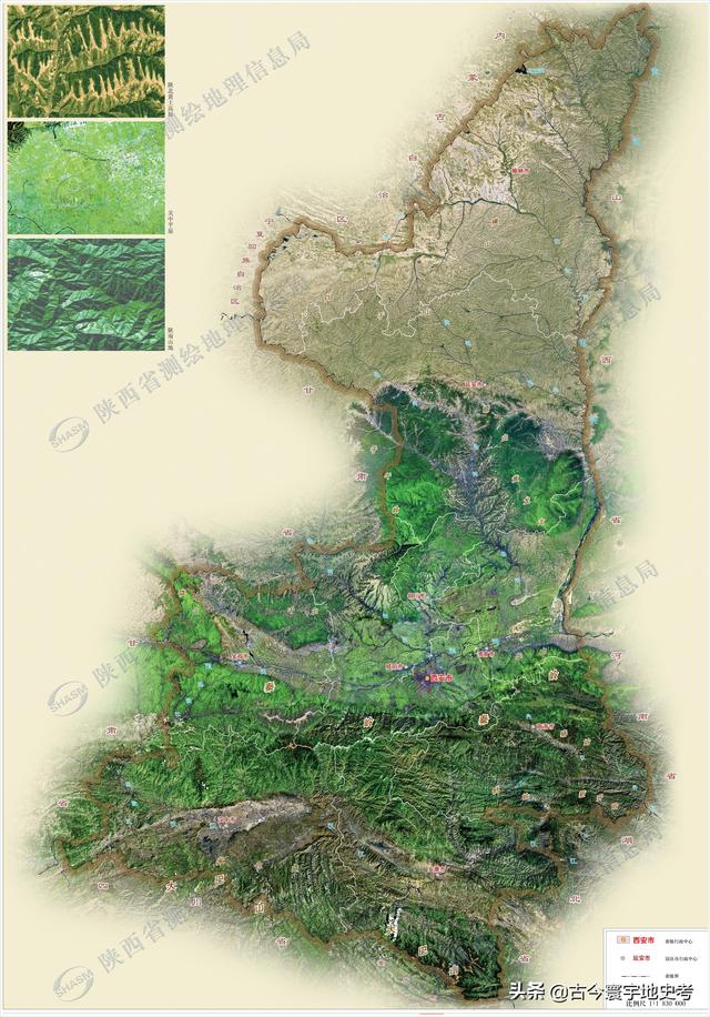 陕西省地图介绍简略（陕西省各市县地图）(7)
