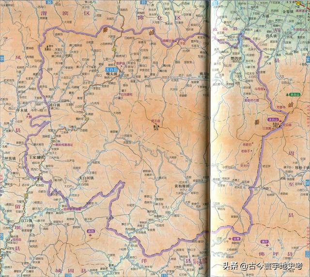 陕西省地图介绍简略（陕西省各市县地图）(36)