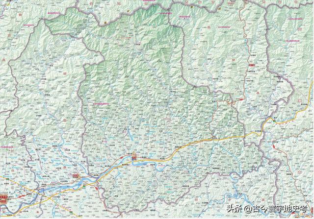 陕西省地图介绍简略（陕西省各市县地图）(142)