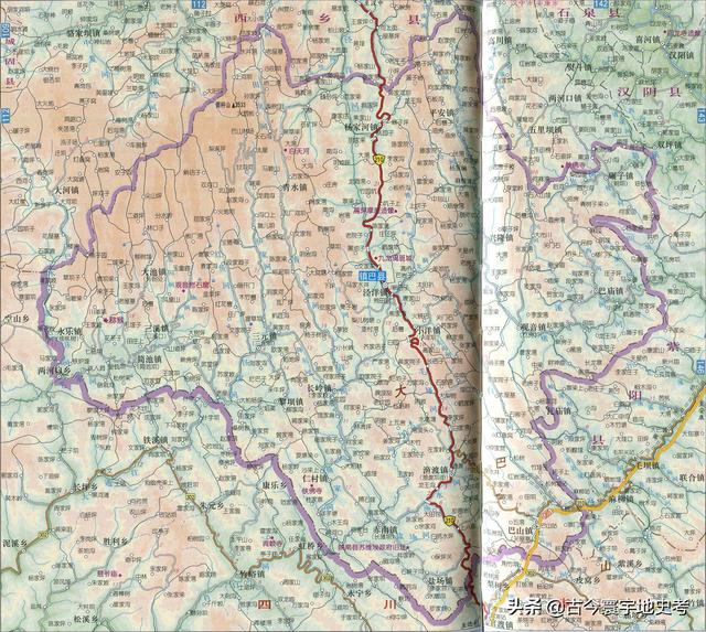 陕西省地图介绍简略（陕西省各市县地图）(47)