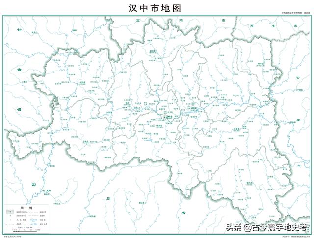 陕西省地图介绍简略（陕西省各市县地图）(37)
