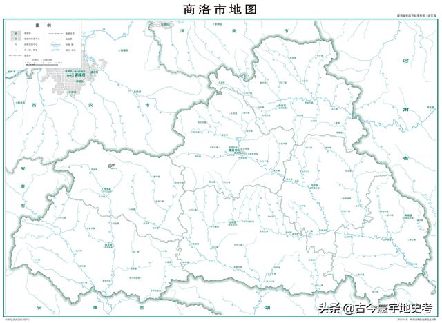 陕西省地图介绍简略（陕西省各市县地图）(48)