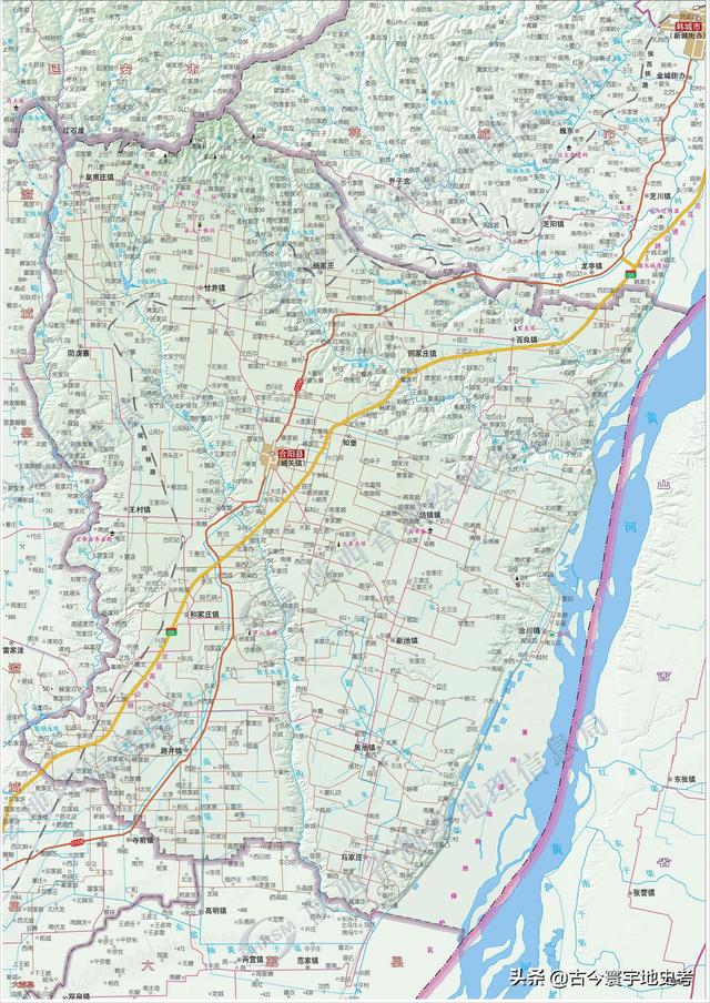 陕西省地图介绍简略（陕西省各市县地图）(162)