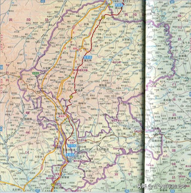 陕西省地图介绍简略（陕西省各市县地图）(60)