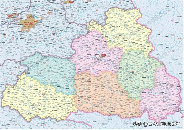 陕西省地图介绍简略（陕西省各市县地图）(144)