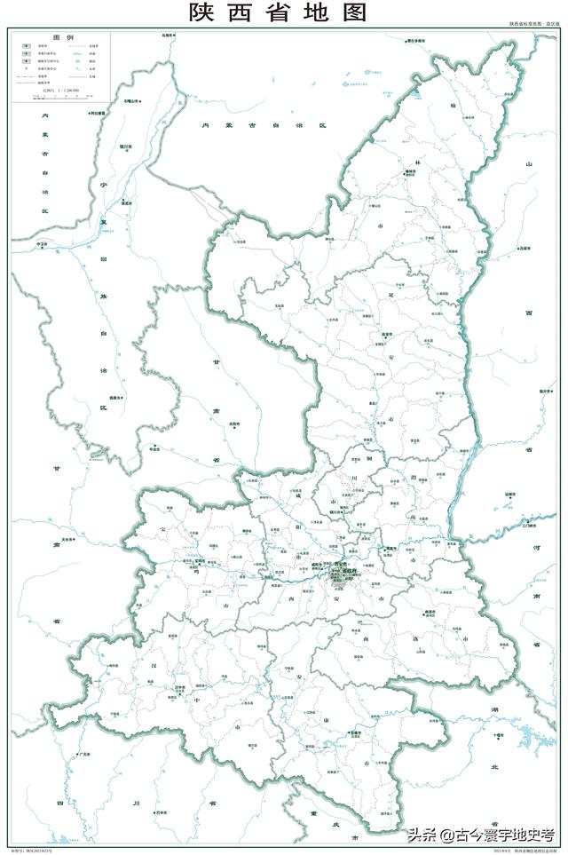 陕西省地图介绍简略（陕西省各市县地图）(2)