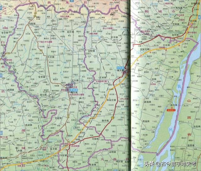 陕西省地图介绍简略（陕西省各市县地图）(63)