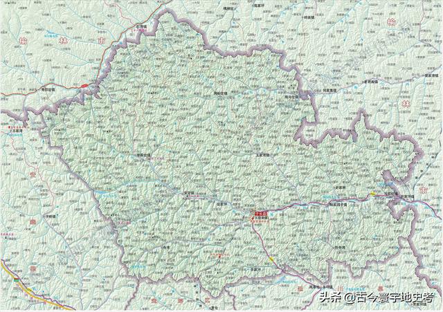 陕西省地图介绍简略（陕西省各市县地图）(193)