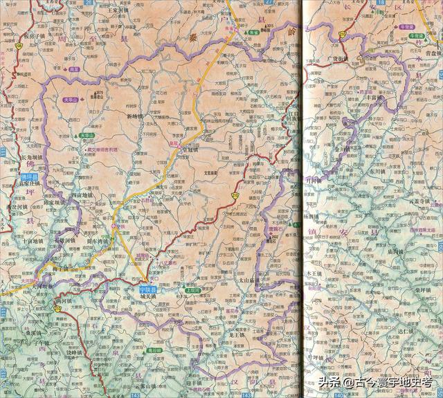 陕西省地图介绍简略（陕西省各市县地图）(21)