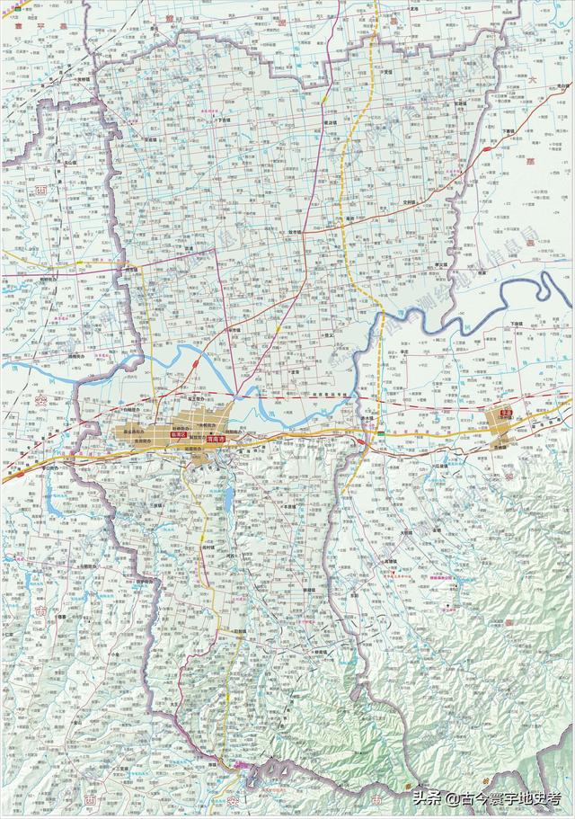 陕西省地图介绍简略（陕西省各市县地图）(165)