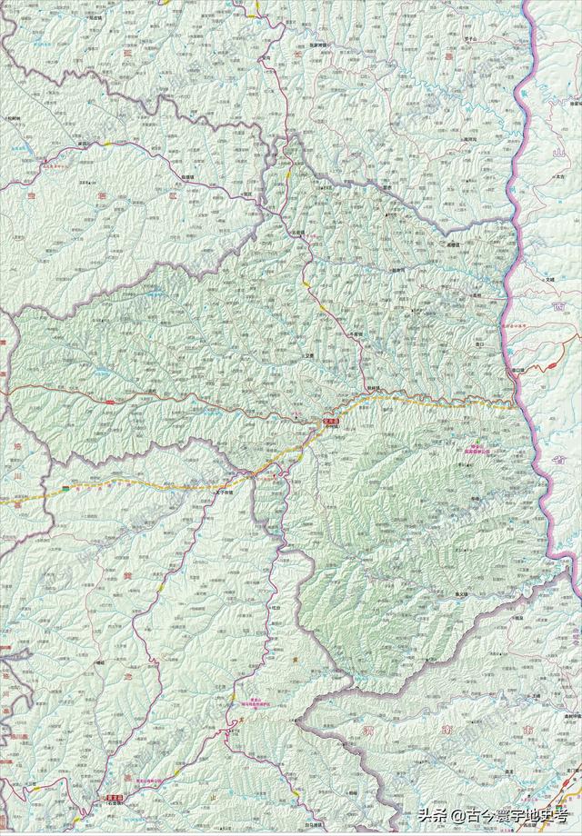 陕西省地图介绍简略（陕西省各市县地图）(191)
