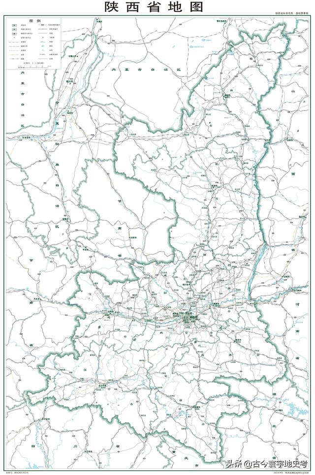 陕西省地图介绍简略（陕西省各市县地图）(4)