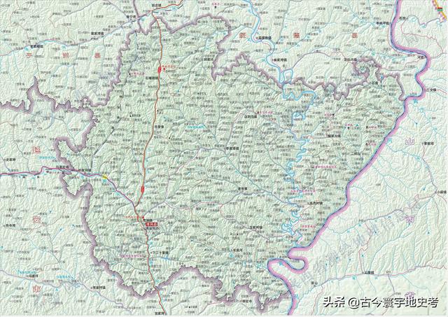 陕西省地图介绍简略（陕西省各市县地图）(200)