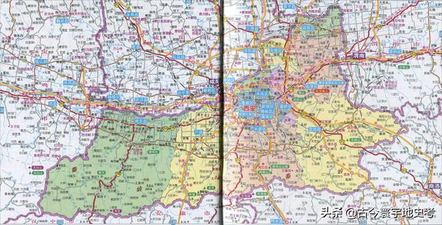 陕西省地图介绍简略（陕西省各市县地图）(9)