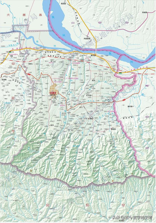 陕西省地图介绍简略（陕西省各市县地图）(167)