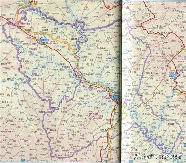 陕西省地图介绍简略（陕西省各市县地图）(79)