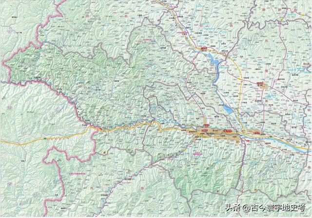 陕西省地图介绍简略（陕西省各市县地图）(121)