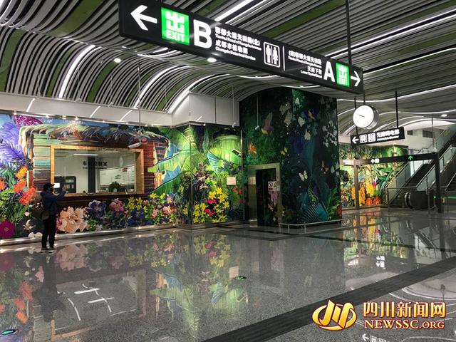 成都市三号地铁线时间表（成都地铁3号线二三期车站正式亮相）(9)