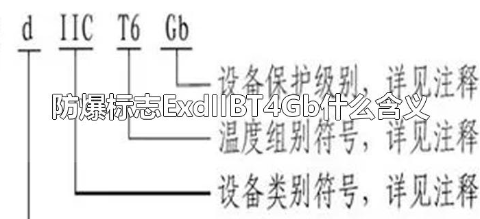 防爆标志ExdIIBT4Gb什么含义