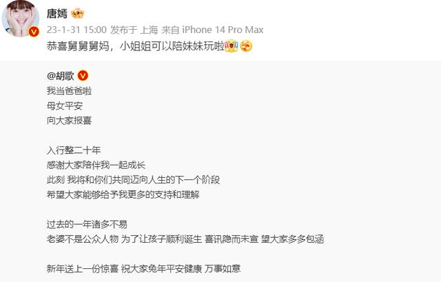 胡歌几岁结婚（40岁胡歌自曝结婚生女）(4)